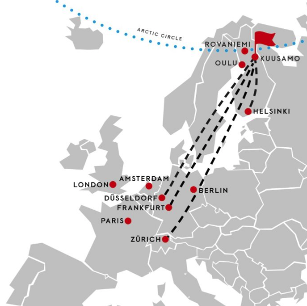 Ruka-Kuusamo connections
