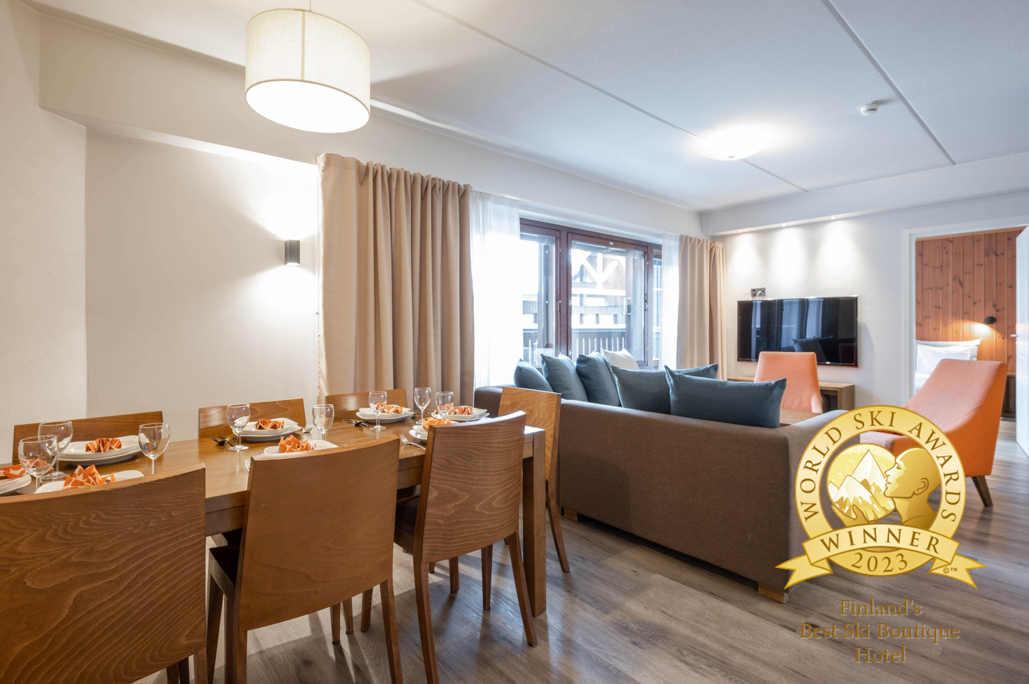 RukaVillage77 Ski-Inn award