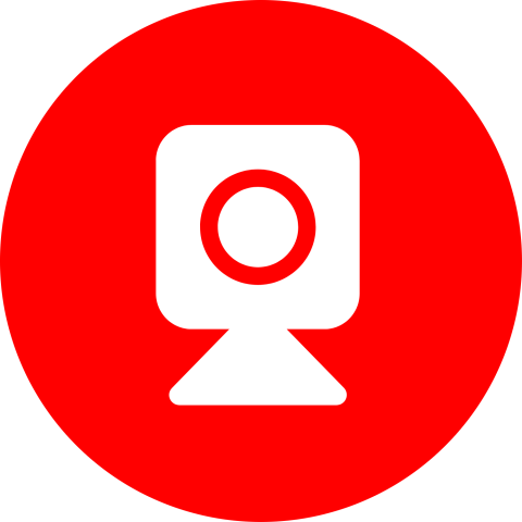 webbikamera_kirjain_Q_pyorea_punavalkoinen_icons