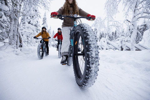 Graden Celsius eenheid Niet ingewikkeld Winter biking with fatbikes and e-fatbikes | Ruka.fi