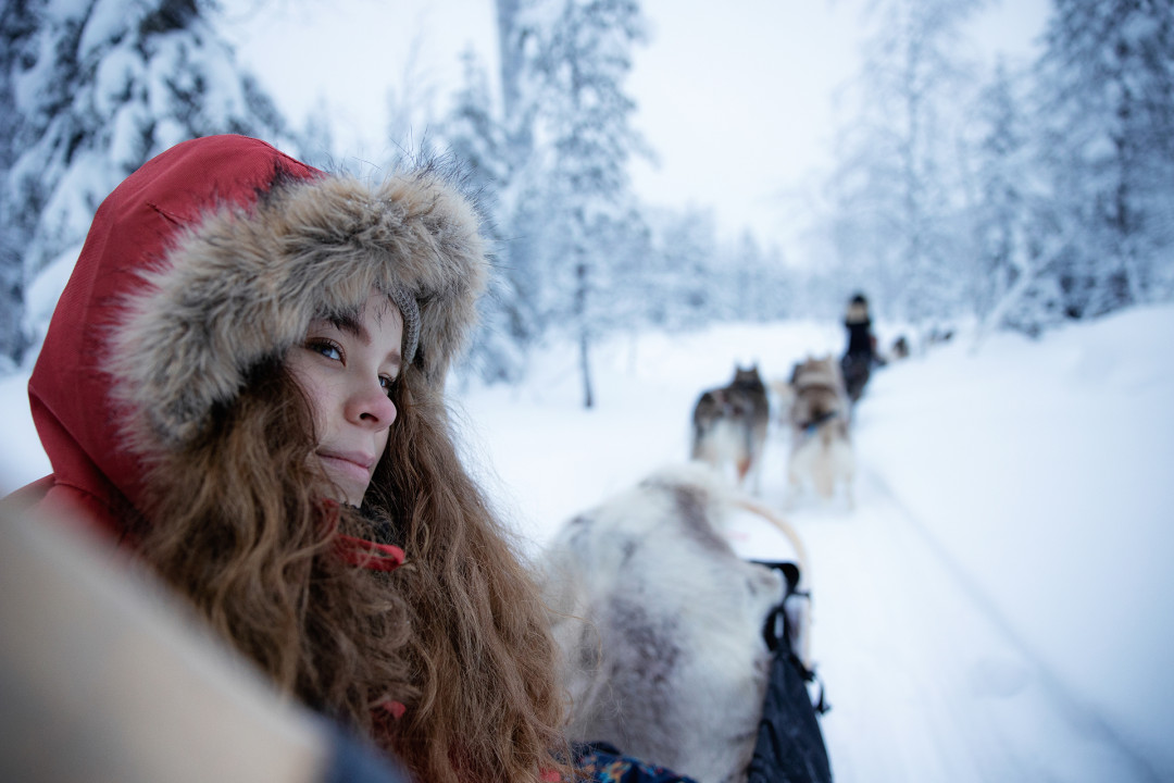 Ihania huskyelämyksiä Ruka-Kuusamossa