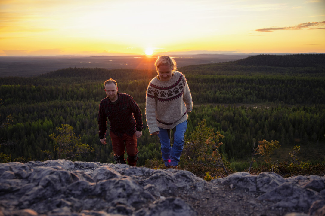 Vaeltajat Konttaisella, kuva Harri Tarvainen