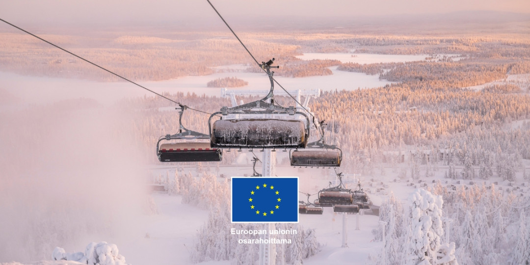 Ruka ski resort Masto chairlift 
