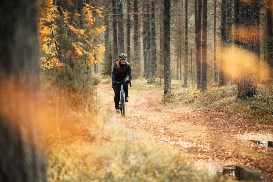 Gravel-pyöräilyä Kuusamossa, kuva Aapo Lappalainen