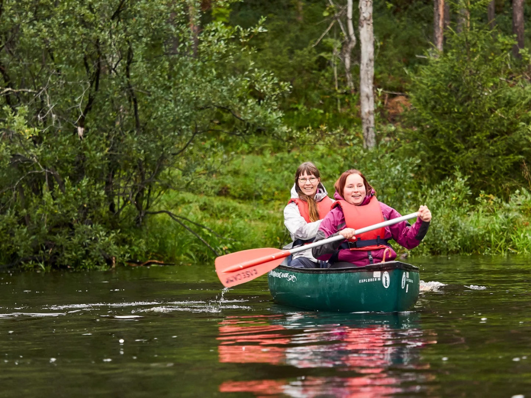 Opastettu kanoottiretki Oulankajoella, Rukapalvelu