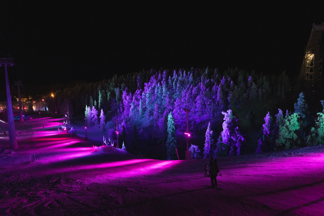 Polar night light festival