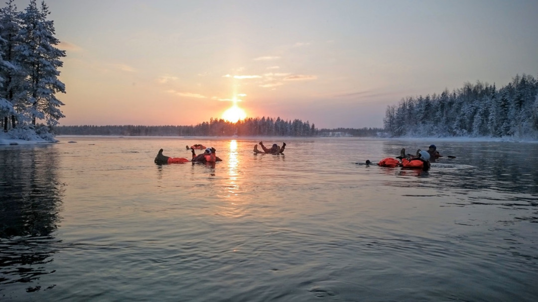Koskikelluntaa Ruka-Kuusamossa, kuva Ruka Adventures