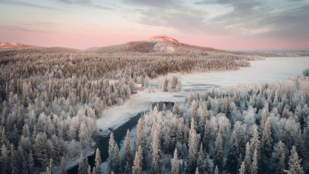 Pyhävaara in Ruka-Kuusamo during early winter. Photo Mikko Santasalo