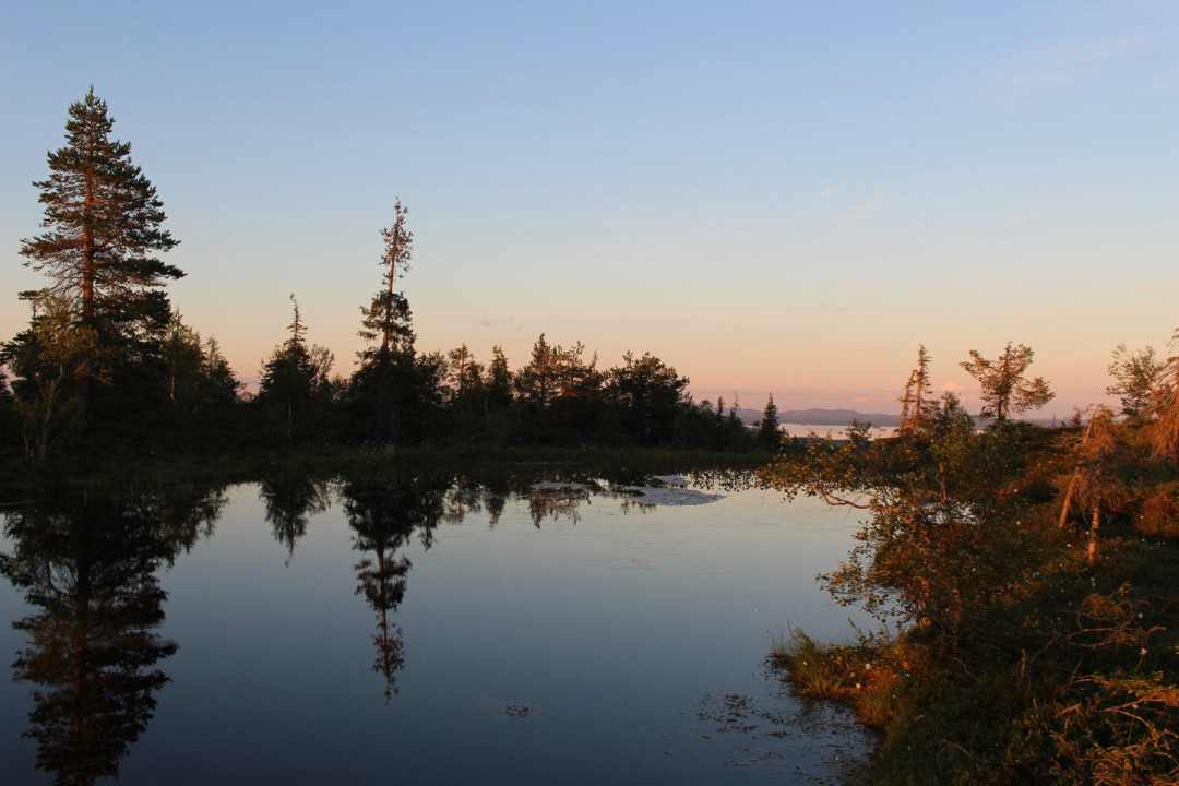 Ikkunalampi Riisitunturin kansallispuistossa. Kuva MunPolku/MyTrail