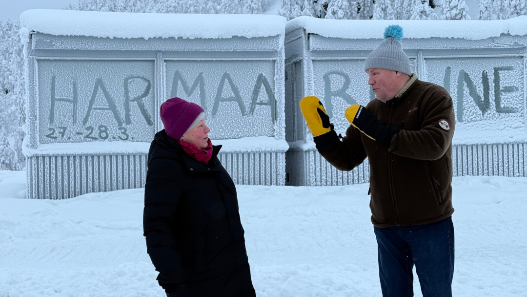 Festarimummo ja -pappa. Kuva Ruka-Kuusamo Matkailu ry
