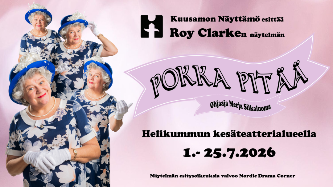 Kuusamon kesäteatteri esittää kesällä 2026: Pokka Pitää