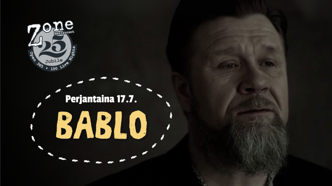 Bablo Rukalla Ravintola Zonessa 17.7.2026