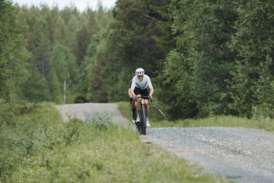 Gravel-pyöräilyä Ruka-Kuusamossa. Kuva Mikko Santasalo