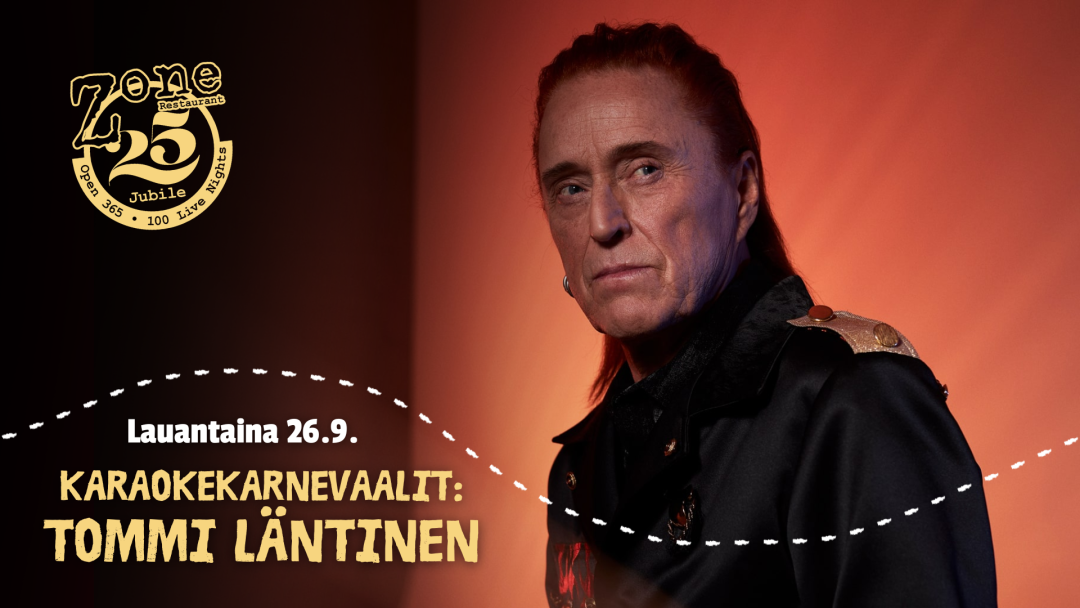 Tommi Läntinen Zonessa Karaokekarnevaaleilla 2026