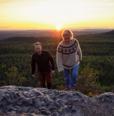 Vaeltajat Konttaisella, kuva Harri Tarvainen