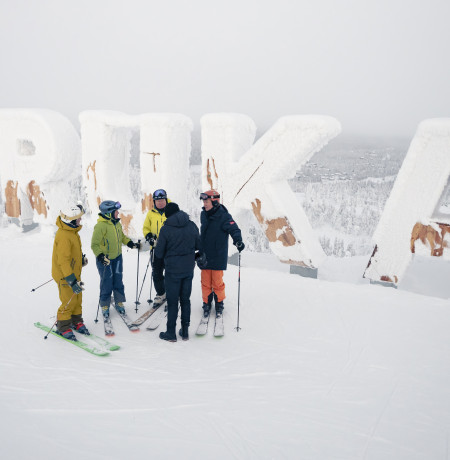 ruka ski resort letters group 