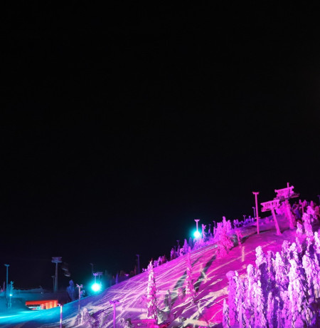 Polar night light festival ruka finland