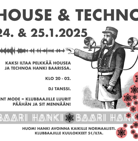 DJ Tanssi House & Techno -silent clubbing @ Hanki Baari