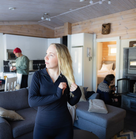 Mökkiloma kaveriporukalla Ruka-Kuusamossa! Kuva Kota Collective