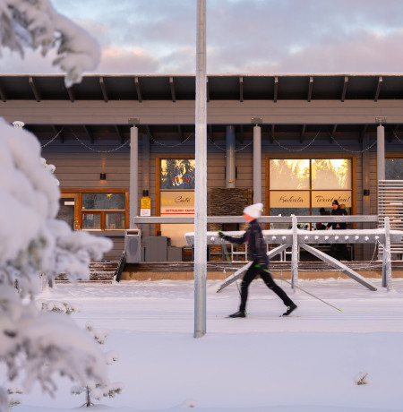 Café Uuttusuo in winter
