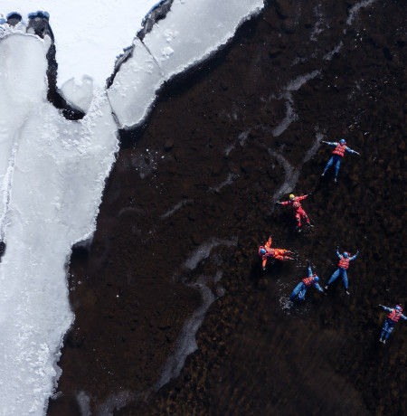 Koskikellunta Ruka Kuusamo River floating