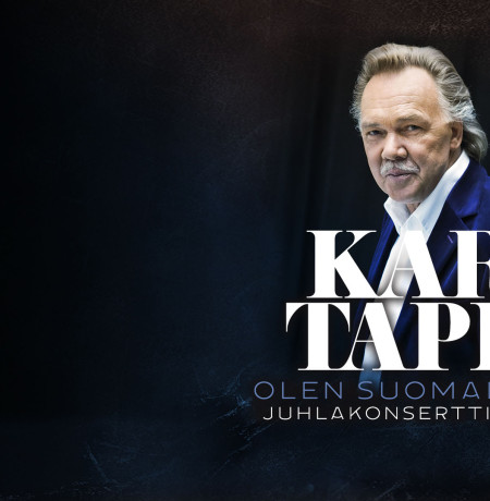 Kuvassa laulaja Kari Tapio lähikuvassa