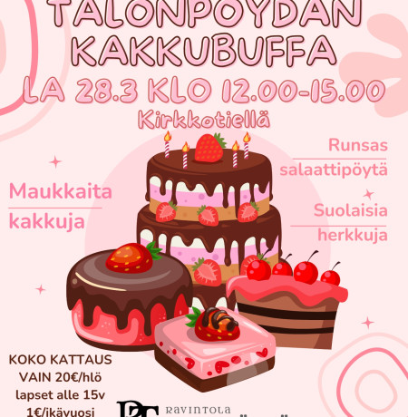 Talonpöydän kakkubuffa 