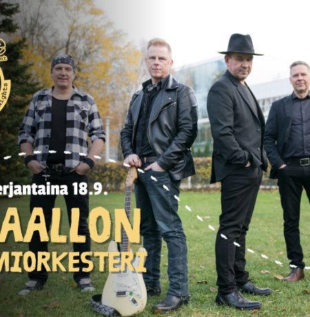 A. Aallon rytmiorkesteri Ravintola Zonessa perjantaina 18.9.