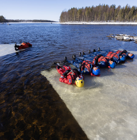 Koskikelluntaa Ruka-Kuusamossa, kuva Harri Tarvainen