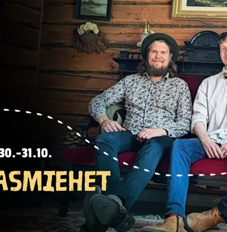 Herrasmiehet keikalla Ravintola Zonessa perjantaina 30.10. ja lauantaina 31.10.2026