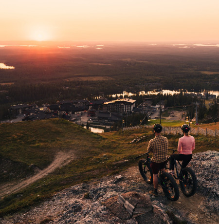 Ruka village mountainbike