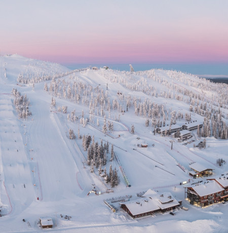 Ruka Ski resort slopes