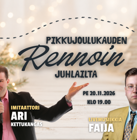 Pikkujoulukauden rennoin juhlailta Rukalla 20.11.2026
