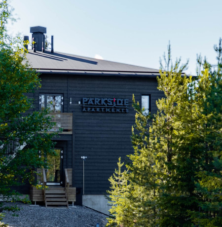 Ruka Parkside-huoneistot, kesäkuva