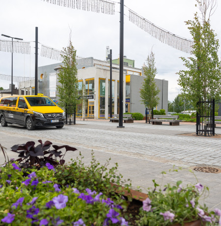Otaxi tax at Kuusamo City Centre. Photo Mikko Santasalo