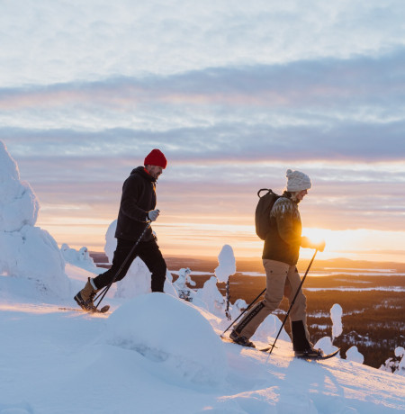 Snowshoeing in Ruka Kuusamo
