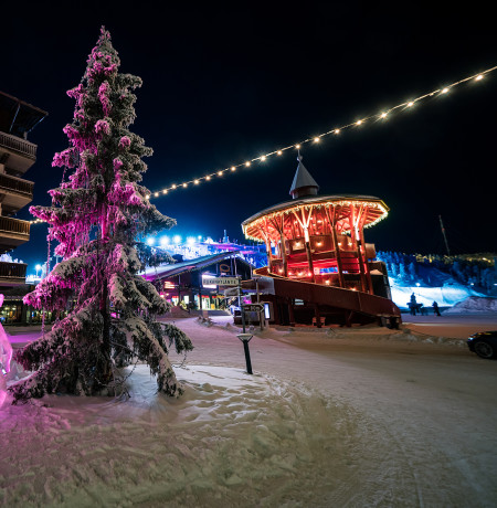 Polar Night Light Festival valaisee Rukan kylän