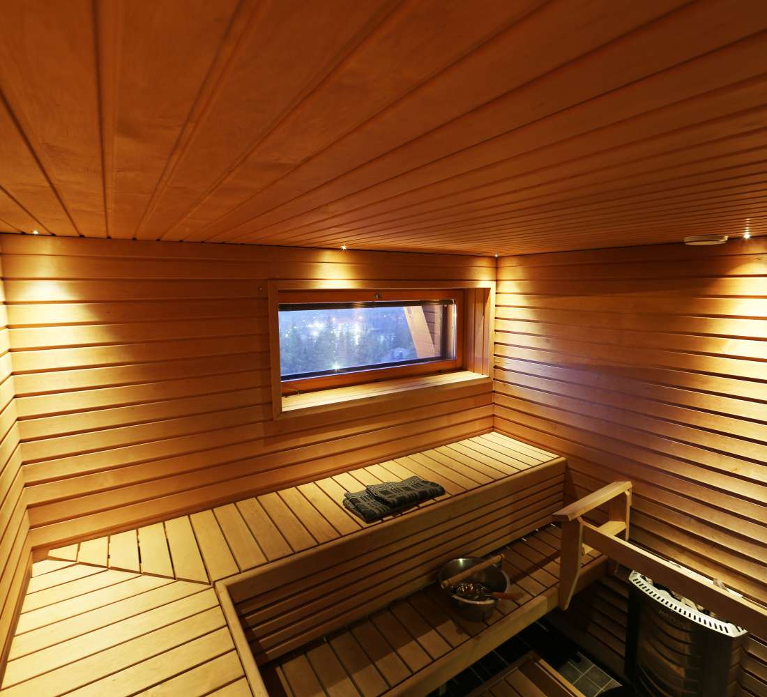 RukaVillage sauna lapland
