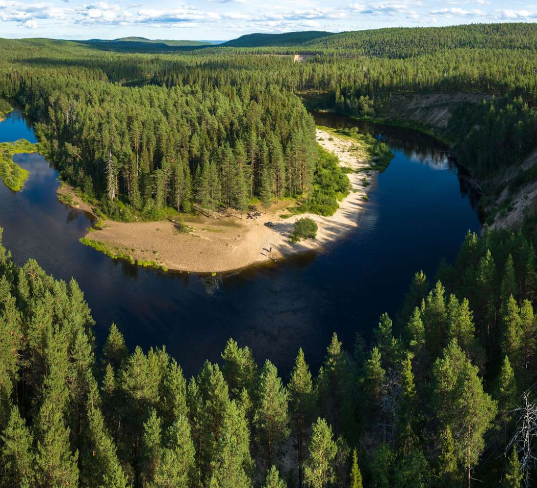 Oulankajoki, Oulangan kansallispuisto, Ruka-Kuusamo. Kuva Teemu Lahtinen.