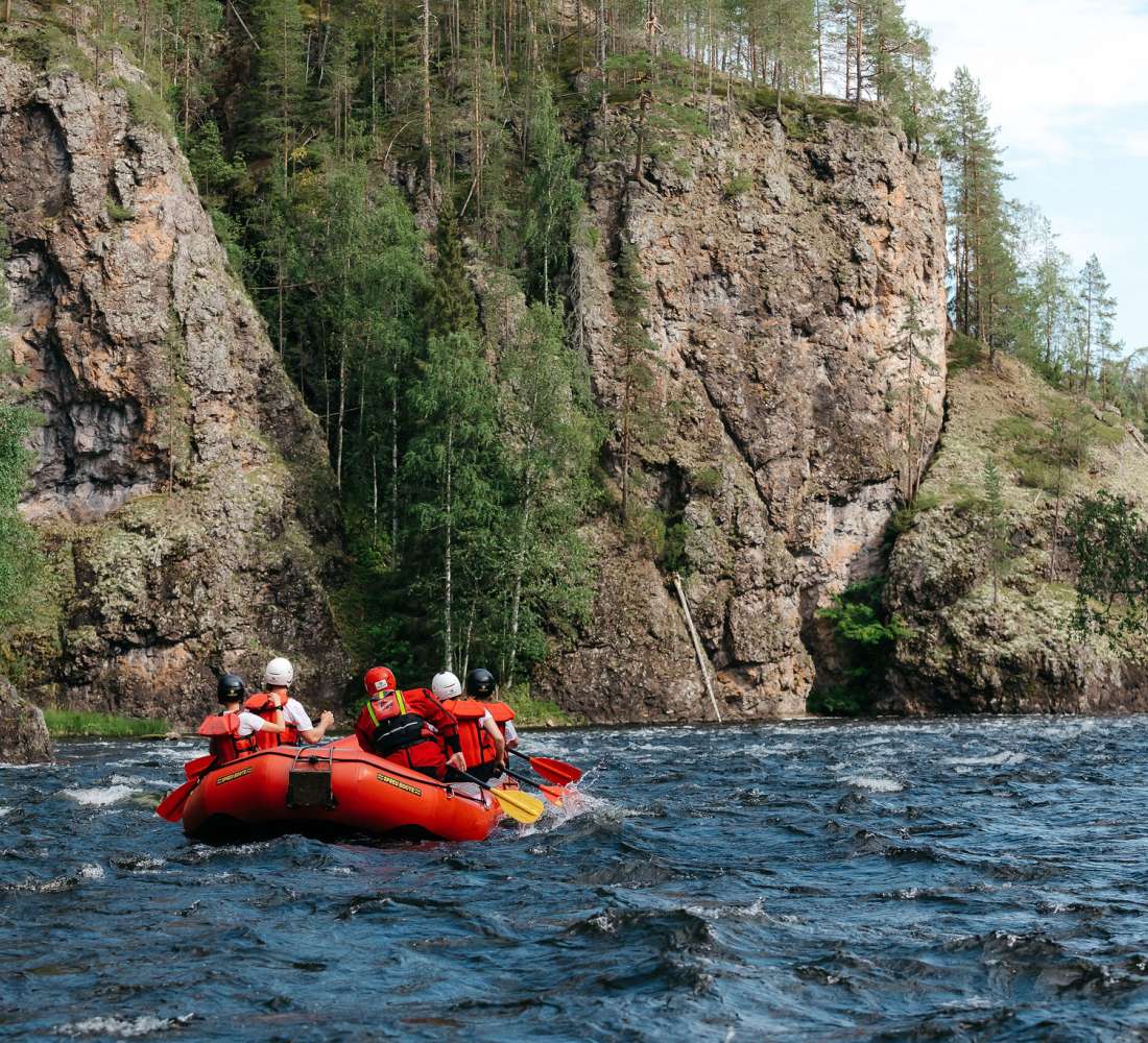 Ruka Kuusamo river rafting