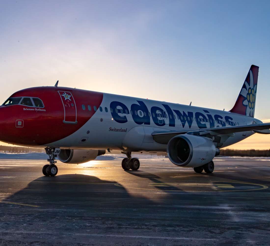 Edelweiss lentää Kuusamoon, kuva Salla Karhumaa