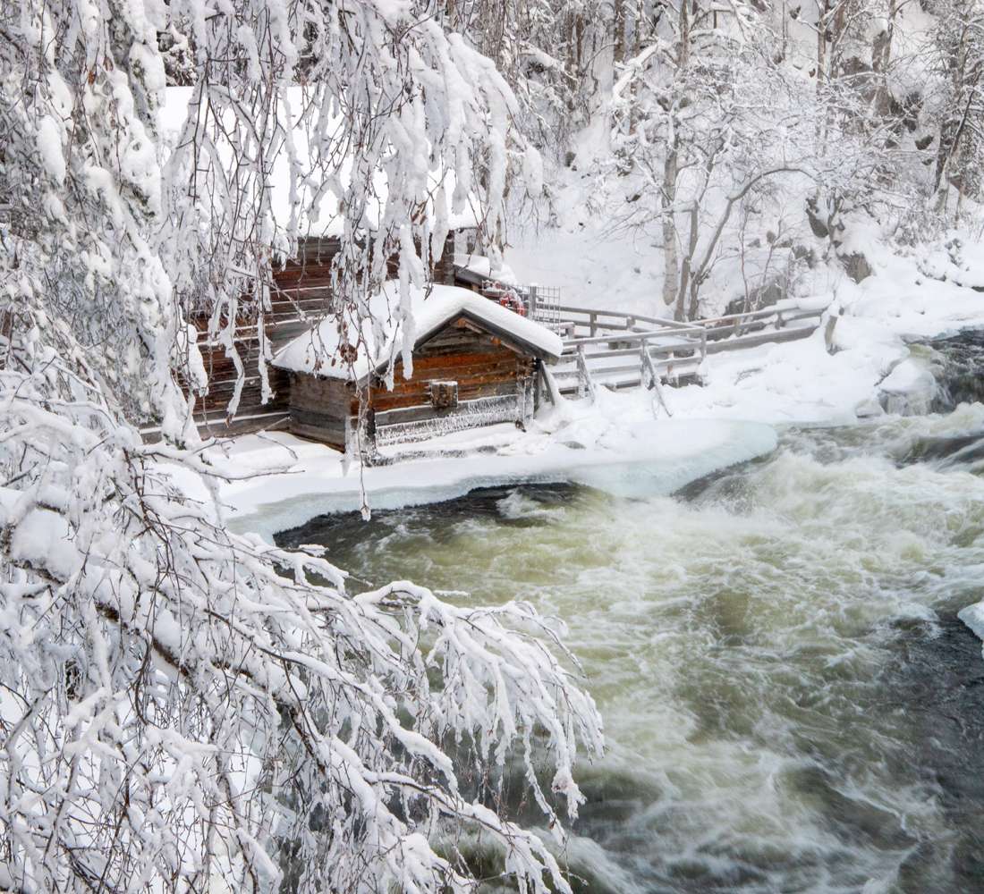 Myllykoski mill during the winter. Photo: Salla Karhumaa. 
