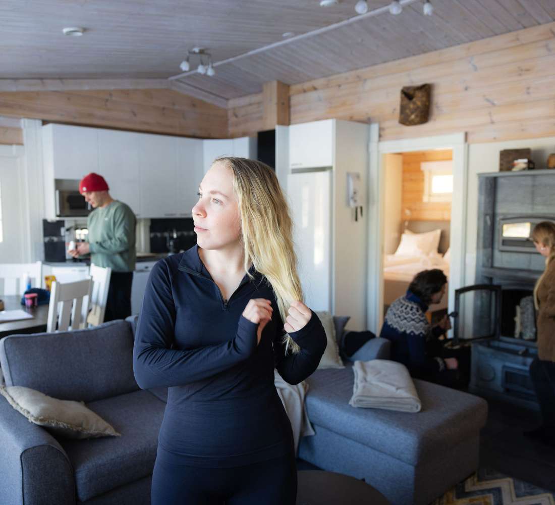 Mökkiloma kaveriporukalla Ruka-Kuusamossa! Kuva Kota Collective