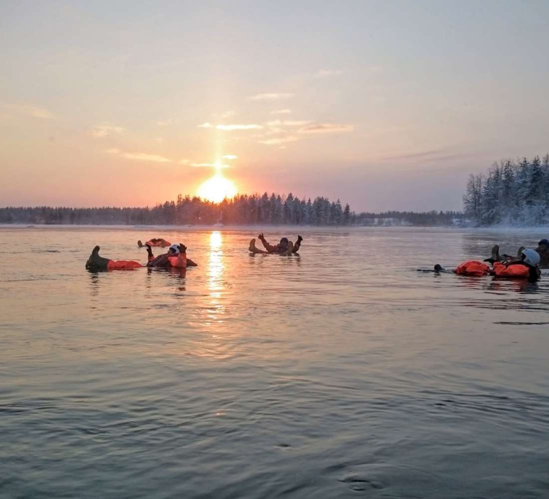 Koskikelluntaa Ruka-Kuusamossa, kuva Ruka Adventures