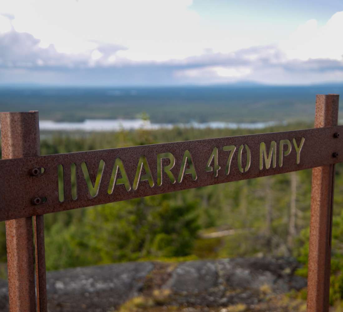 Iirinki-reitti, Iivaaran huipulla. Kuva Salla Karhumaa