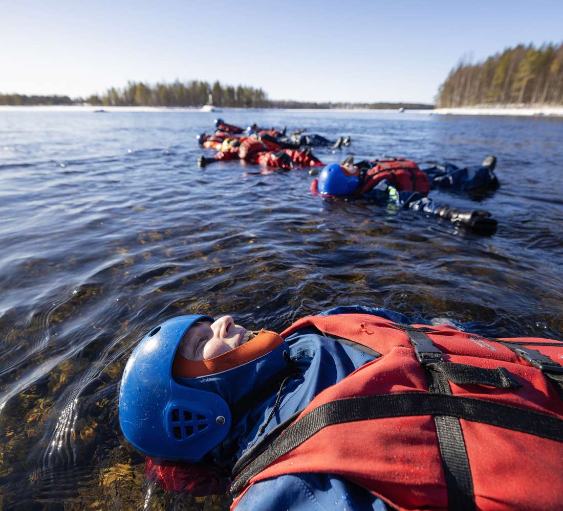 River floating at Ruka-Kuusamo. Photo Harri Tarvainen