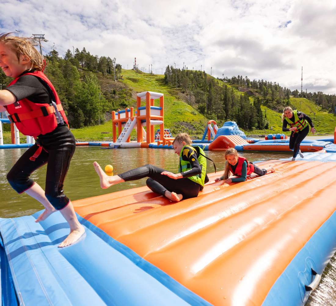 Lappis Water Park at Ruka village. Photo Harri Tarvainen