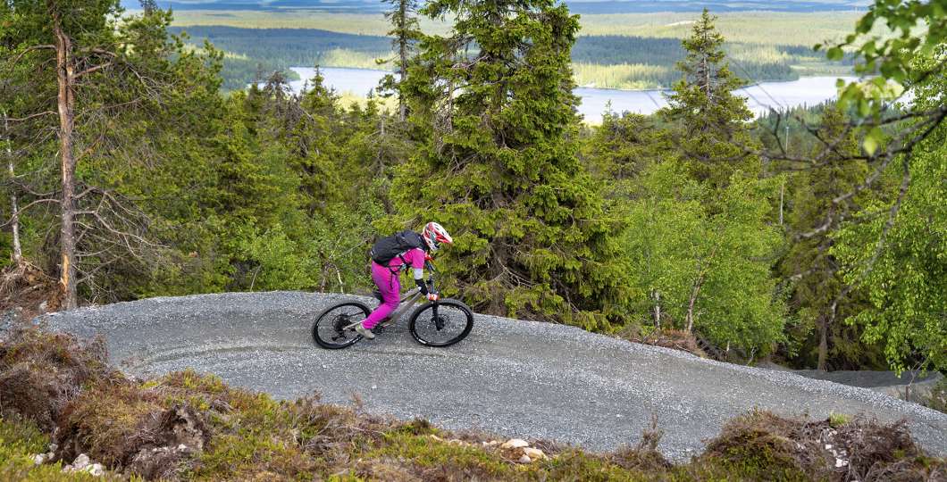 Ruka Bike Parkin maisemia, kuva Harri Lindfors/Ski.fi