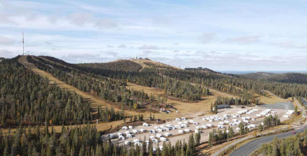 Ruka caravan area summer
