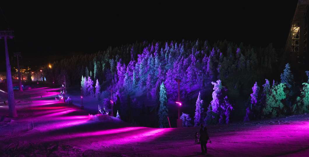 Polar night light festival